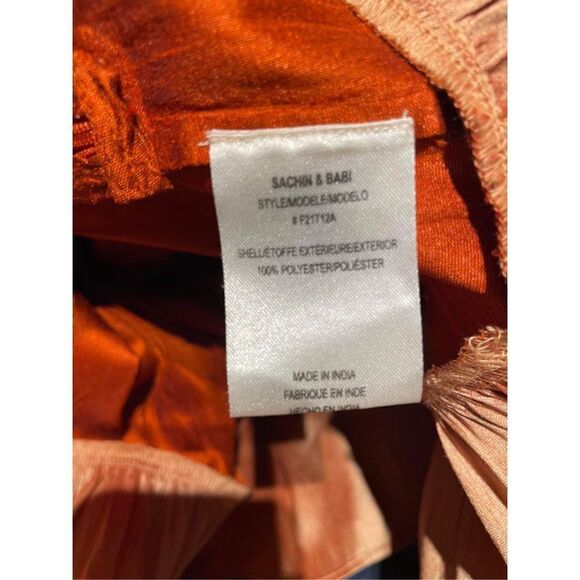 Anthropologie x Sachin & Babi Colorblocked Flouncy Blouse Size XS - Picture 9 of 10